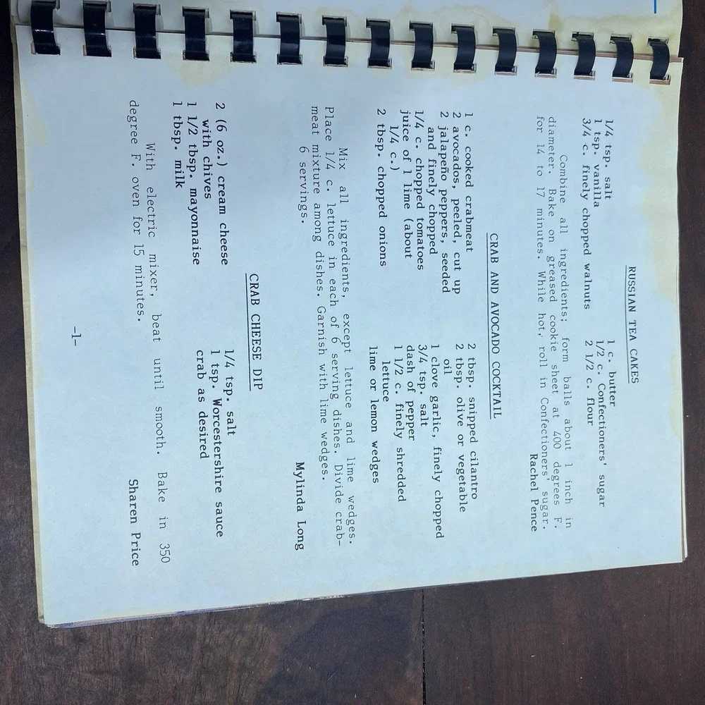 VTG Walnut Creek California American Baptist Church Regional Cookbook Local